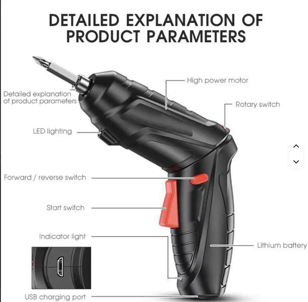 Electric Screw Driver Set