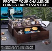 Glass Coin Case