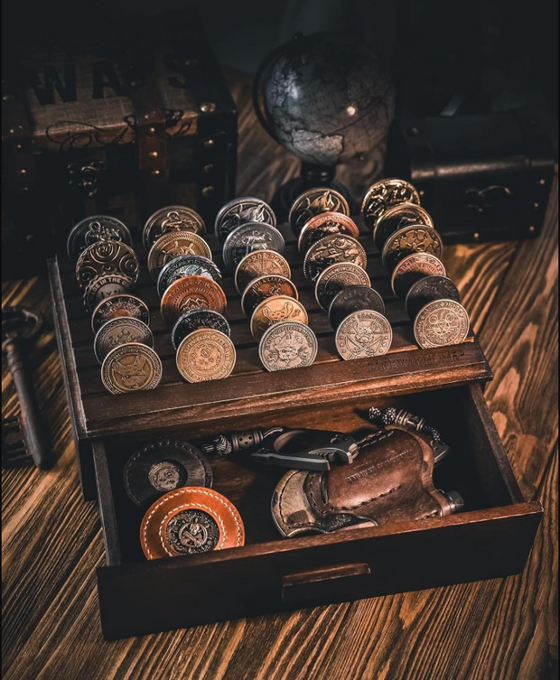 Glass Coin Case