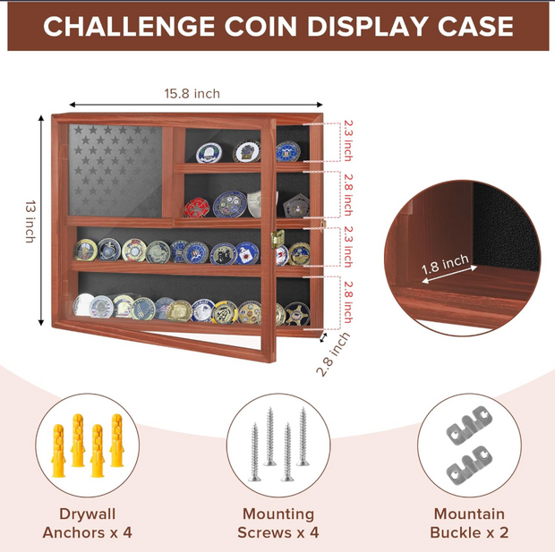 American Flag Coin Case