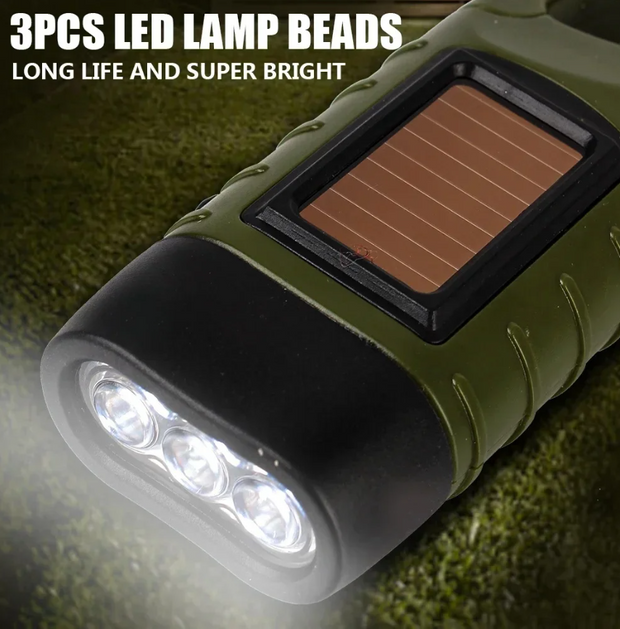 Hand Crank Flashlight