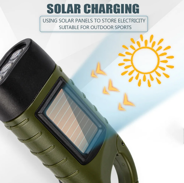 Hand Crank Flashlight