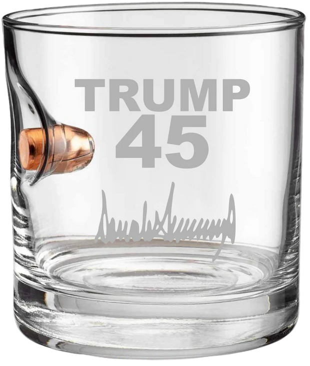 Trump Bullet Glass