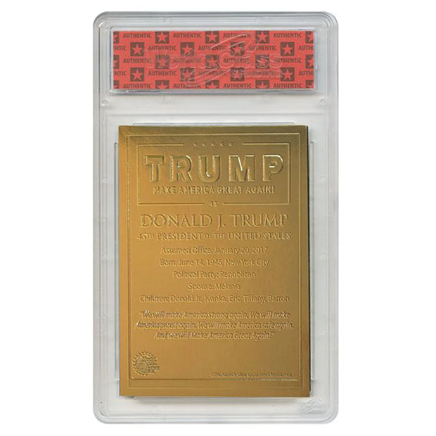 Donald Trump 2024 "Save America Trading Card"