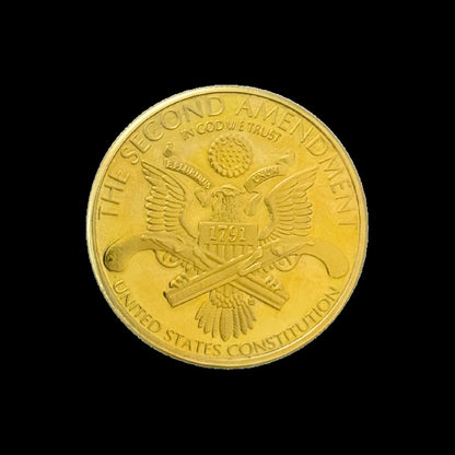 Second Amendment Coin reverse: eagle, 1791, The Second Amendment, United States Constitution
