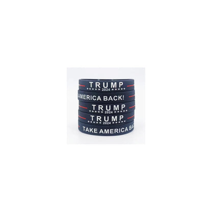 Take America Back Bracelets 6 pack stacked, front view