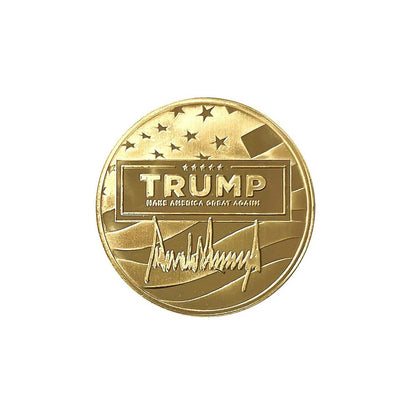 Trump Fight Fight Fight Coin reverse: TRUMP, Make America Great Again and signature
