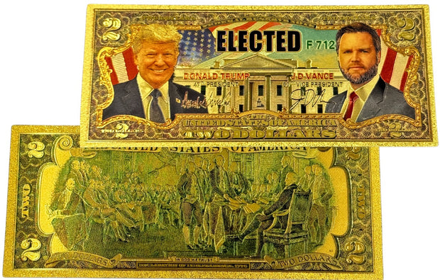 Trump/Vance $2 dollar Bill